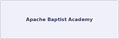 Apache Baptist Academy